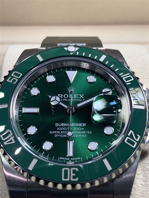 rolex hulk case size|Rolex Hulk green gold dial.